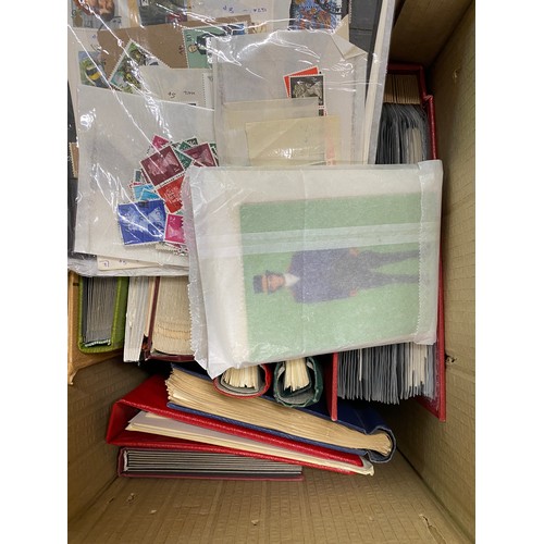 224 - A World stamp and accessories accumulation including loose stamps in packets, FDCs, Cinderellas and ... 