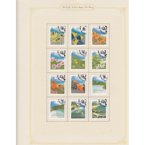 244 - A fine used British Commonwealth Pacific and Indian Ocean stamp collection in 11 volumes, including ... 