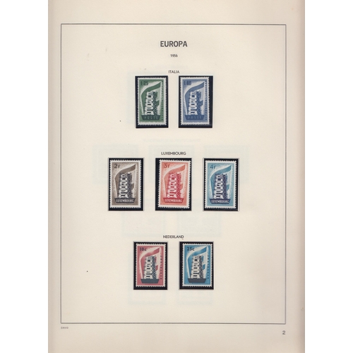 253 - A mint collection of Europa in a pre-printed album from 1956 to 1971 collected by sets, noted 1956 L... 