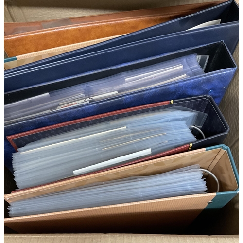 307 - A 14 volume (various sizes) postcard collection, all periods from the UK and Europe mint and used, i... 