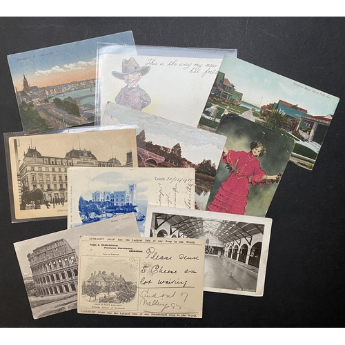 319 - An ex-dealers stock of 5000+ World postcards, assorted by Country, mainly early mid-period including... 