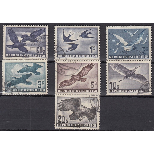 348 - 1950 Air set SG1215-1221, fine used, Cat £400