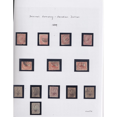 376 - A mint and used collection from 1851 to 1965, collected mainly by sets, noted New Brunswick to 17c, ... 