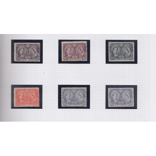 376 - A mint and used collection from 1851 to 1965, collected mainly by sets, noted New Brunswick to 17c, ... 