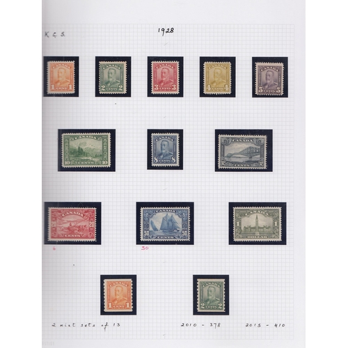 376 - A mint and used collection from 1851 to 1965, collected mainly by sets, noted New Brunswick to 17c, ... 