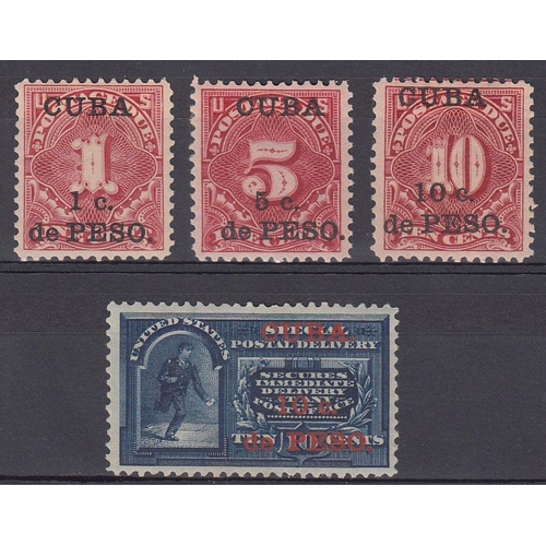 395 - 1889 SG E252 and SG DS253/255/256, mint, noted odd gum faults, Cat £360+