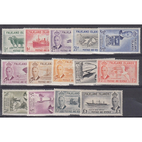 418 - 1952 KGVI SG172-185, x2 fine mint sets to £1, Cat £360
