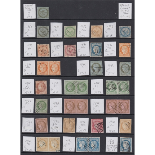 424 - Substantial collection on Hagners in binder, a range of used earlier issues incl 1849 10c bistre in ... 