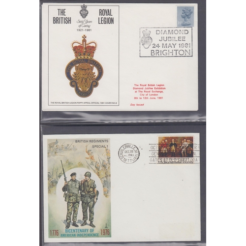 298 - A group of eight signed covers collected on a Military theme including 7 V.C. autographs, noted Bill... 