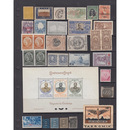 134 - A mint and used World stamp collection in 10 volumes, all periods mint and used, noted South and cen... 