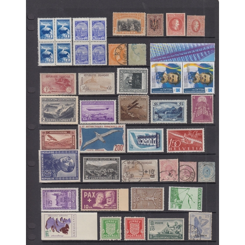 134 - A mint and used World stamp collection in 10 volumes, all periods mint and used, noted South and cen... 