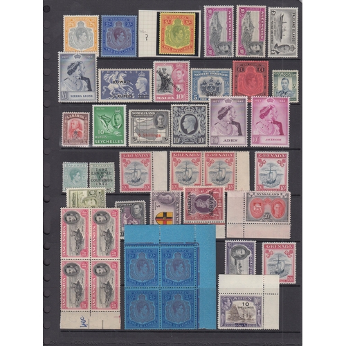 279 - A mint KGVI Commonwealth collection in two albums plus loose, including many better noted Bermuda 12... 