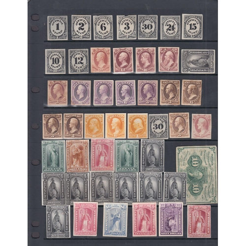 1139 - A mint and used duplicated collection on stock pages from Private Posts to the 1970s, with various b... 