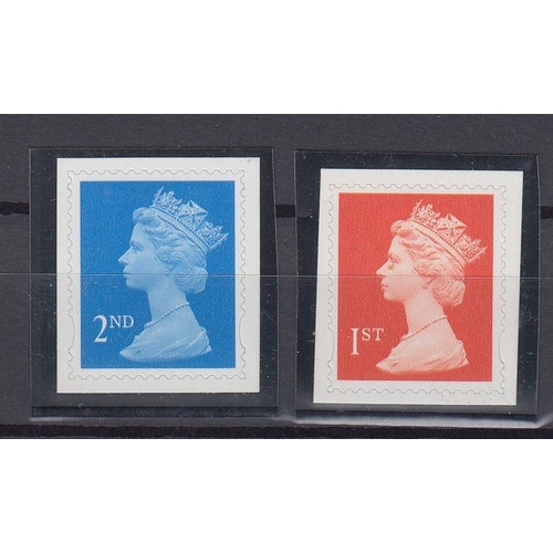 875 - 1998 SG2039b & SG2040b 1st and 2nd Class self-adhesives with 'Dagger' perforations mint u/m, Cat £60... 