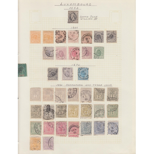 278 - A mint and used Benelux collection from the 19th to 20th Century, noted Luxembourg from 1852 includi... 