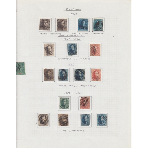 278 - A mint and used Benelux collection from the 19th to 20th Century, noted Luxembourg from 1852 includi... 