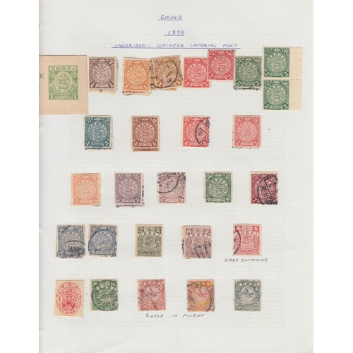 412 - A mint and used collection from the 1870s to the 1970s, noted mint and used Large Dragons x5, variou... 