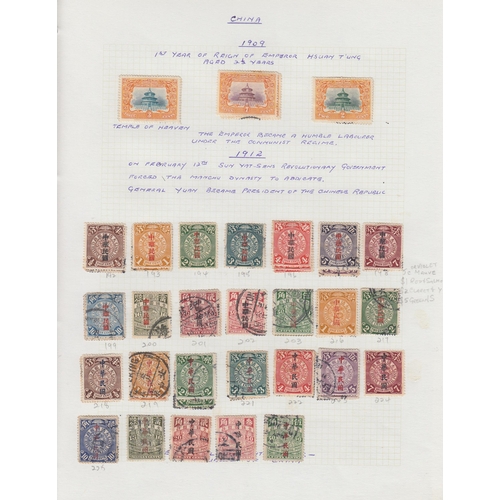 412 - A mint and used collection from the 1870s to the 1970s, noted mint and used Large Dragons x5, variou... 