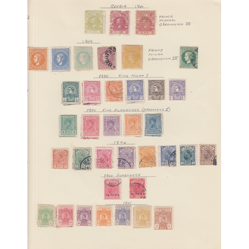 165 - A mint and used A-Z World stamp collection in twenty volumes, from early to mid period, strength in ... 