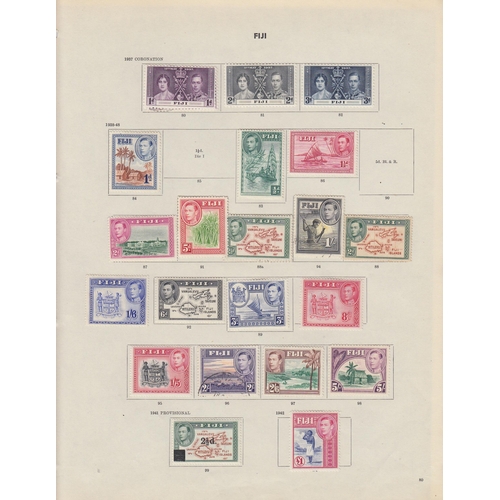 165 - A mint and used A-Z World stamp collection in twenty volumes, from early to mid period, strength in ... 