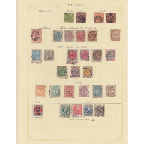 165 - A mint and used A-Z World stamp collection in twenty volumes, from early to mid period, strength in ... 