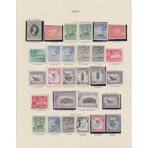 165 - A mint and used A-Z World stamp collection in twenty volumes, from early to mid period, strength in ... 