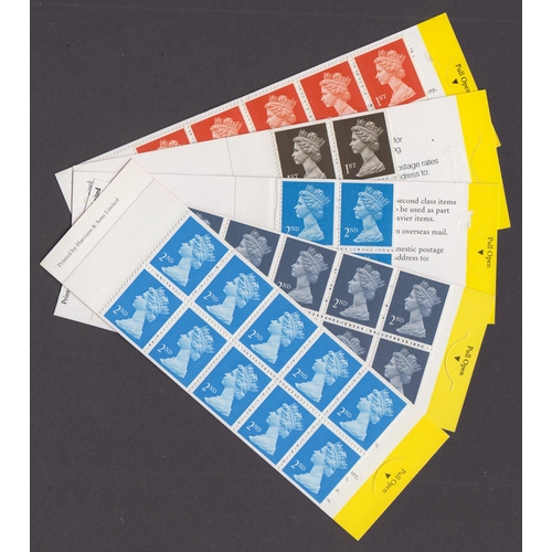 834 - An accumulation of QEII folded 1st and 2nd Class complete booklets, face £440+