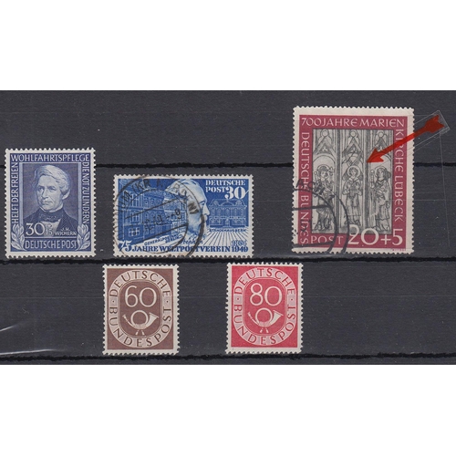 535 - A four-volume mint and used collection from 1951 to 1989, including sets and mini sheets, strength i... 