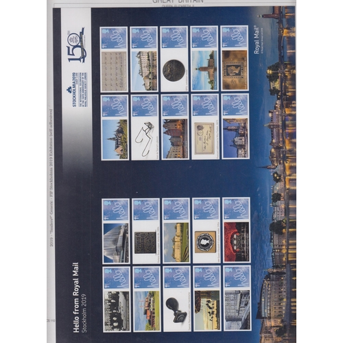 806 - A three-volume collection of mint Smiler sheets from 2000 to 2019, including Limited editions and St... 