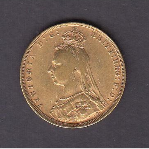 91 - UK 1892 gold full Sovereign, in good condition