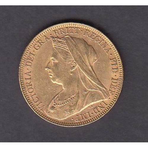 95 - UK 1896 gold full Sovereign, in good condition