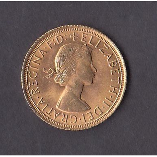 114 - UK 1965 gold full Sovereign, in good condition