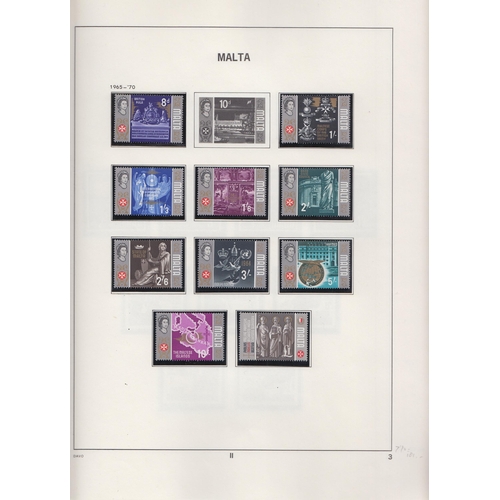 209 - A mint and used World stamp accumulation in albums and loose, all periods, noted Malta collection fr... 