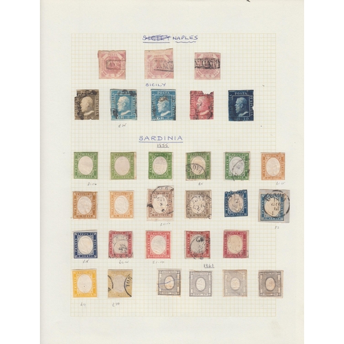 249 - A mint and used European stamp collection in 40+ volumes from the 19th to 20th Century, including Sc... 