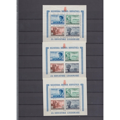 419 - A mint and used 1940s accumulation including sets and mini sheets, good Cat value