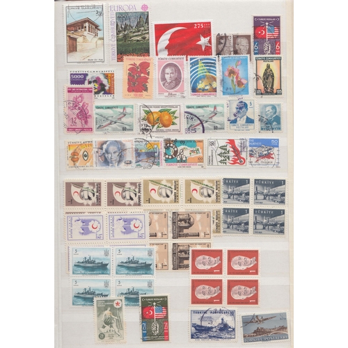 203 - A mint and used World stamp accumulation in 20+ albums/stock books and loose, all periods, strength ... 