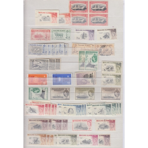 204 - A mint and used British Commonwealth stamp accumulation in 24 volumes, all periods duplicated in pla... 