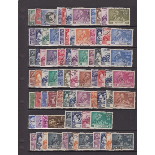 301 - 1949 UPU used omnibus set of 310 values, mostly very fine, Cat £750