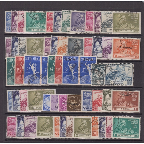 301 - 1949 UPU used omnibus set of 310 values, mostly very fine, Cat £750