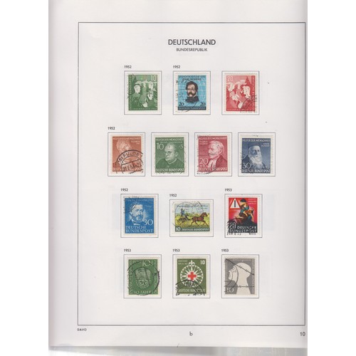 537 - 1949/90 used collection on Davo printed pages, looks complete for the period, early sets incl 1949 P... 