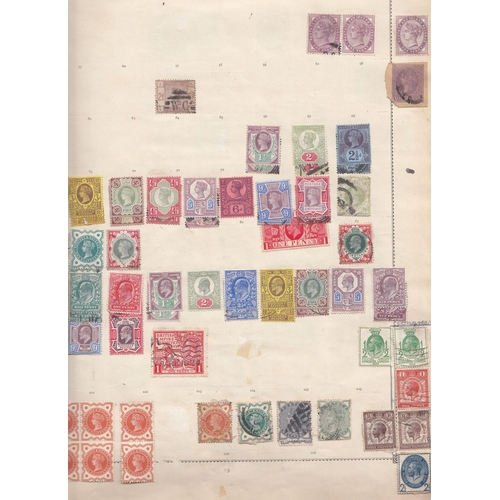 168 - A mint and used World stamp collection in 3 albums, including old The Century album (tatty) sparse i... 