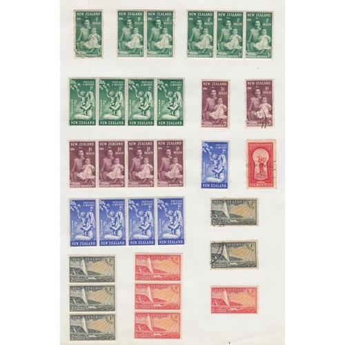 231 - A mint and used World stamp accumulation in 3 small albums and loose, mainly mid-modern period stren... 