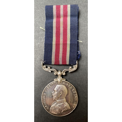 129 - UK WWI Military Medal, awarded to 33048.SJT. G.W. FURNISS. RAMC, fully researched with copies of Lon... 