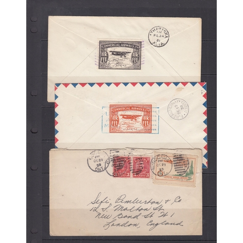 312 - Canada- 1924-30 Semi Postal selection of 15 covers, various flights, including 1926 Red Lake, Yukon ... 