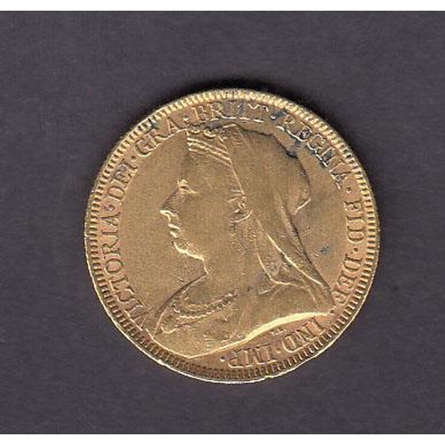 27 - UK 1893 gold full Sovereign, in good condition