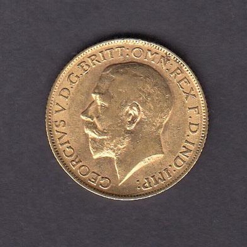 46 - UK 1912 gold full Sovereign, in good condition