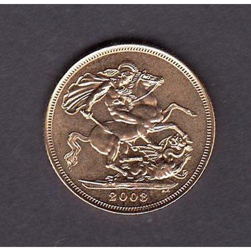 70 - UK 2003 gold full Sovereign, in good condition