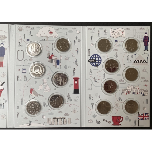 20 - UK 2018 Alphabet A to Z 10p full set, in Royal Mint album