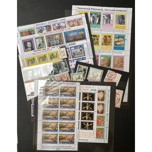 319 - A mint and used collection of modern Scandinavia stamps, including Liegerland, Empire of Sonne and K... 