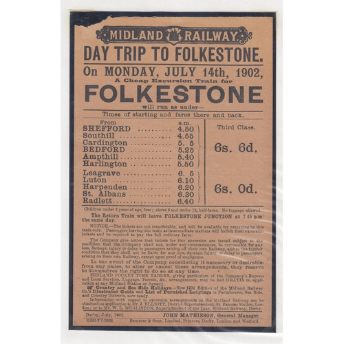 325 - A collection on Folkestone from the 19th & 20th Century including receipt forms, cabinet cards and a... 